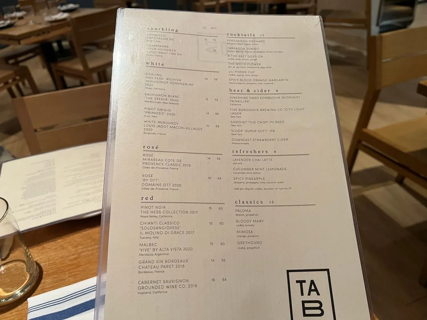 Menu 5