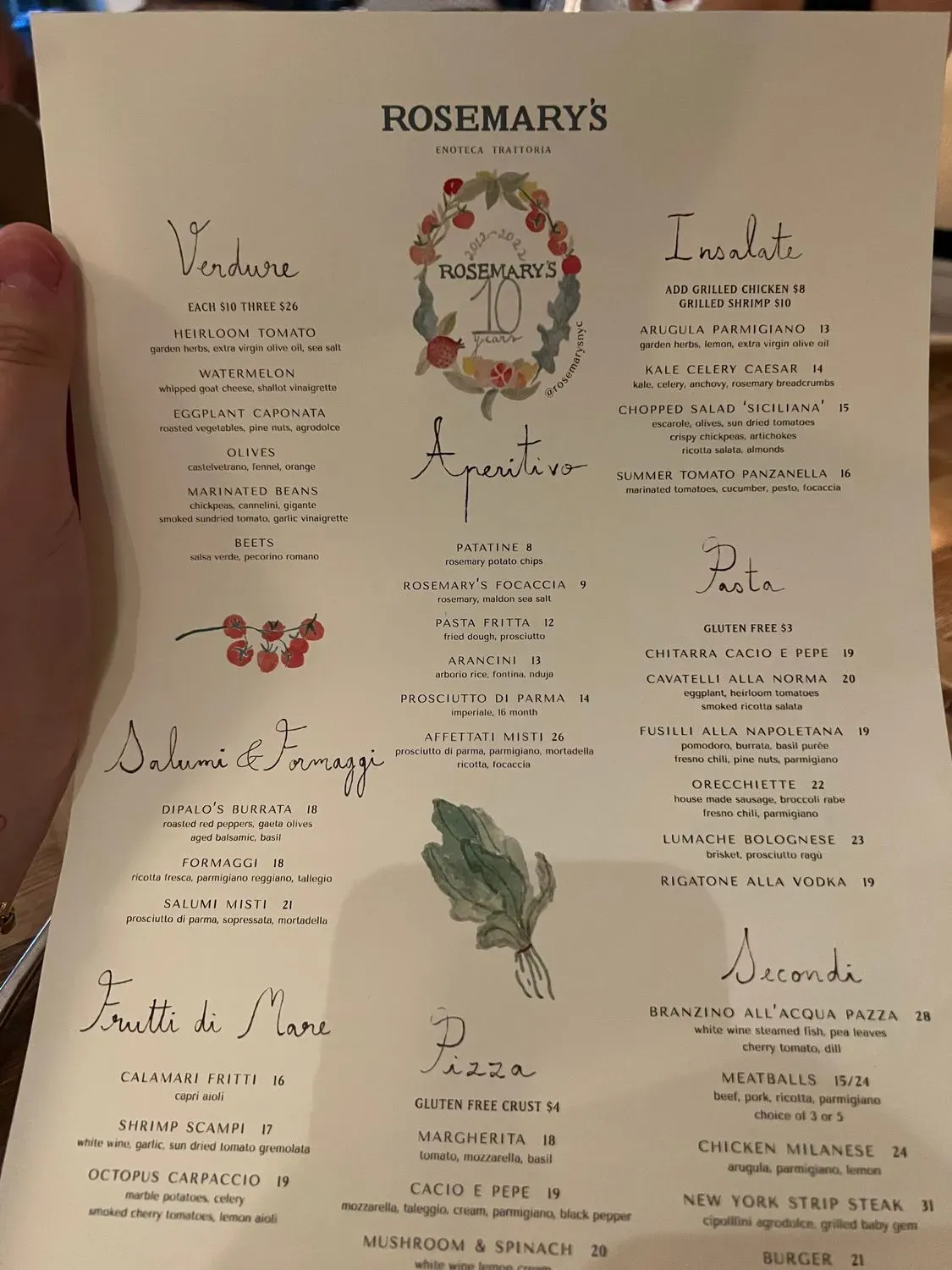 Menu 5