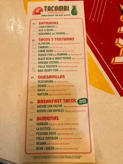 Menu 4