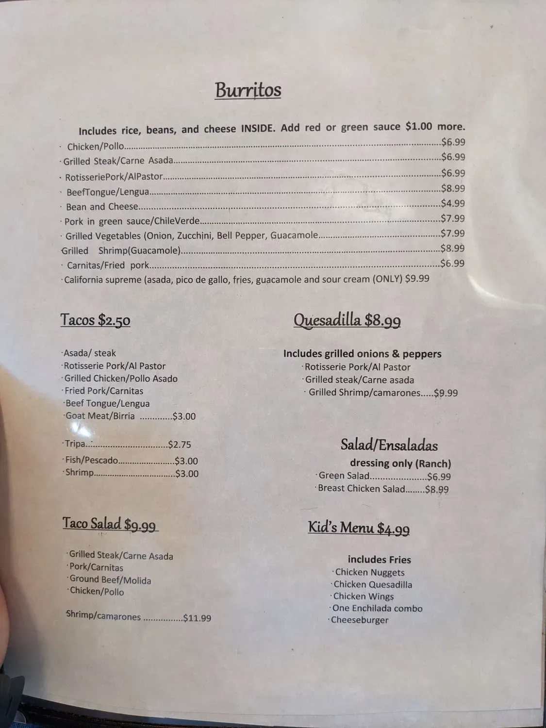 Menu 6