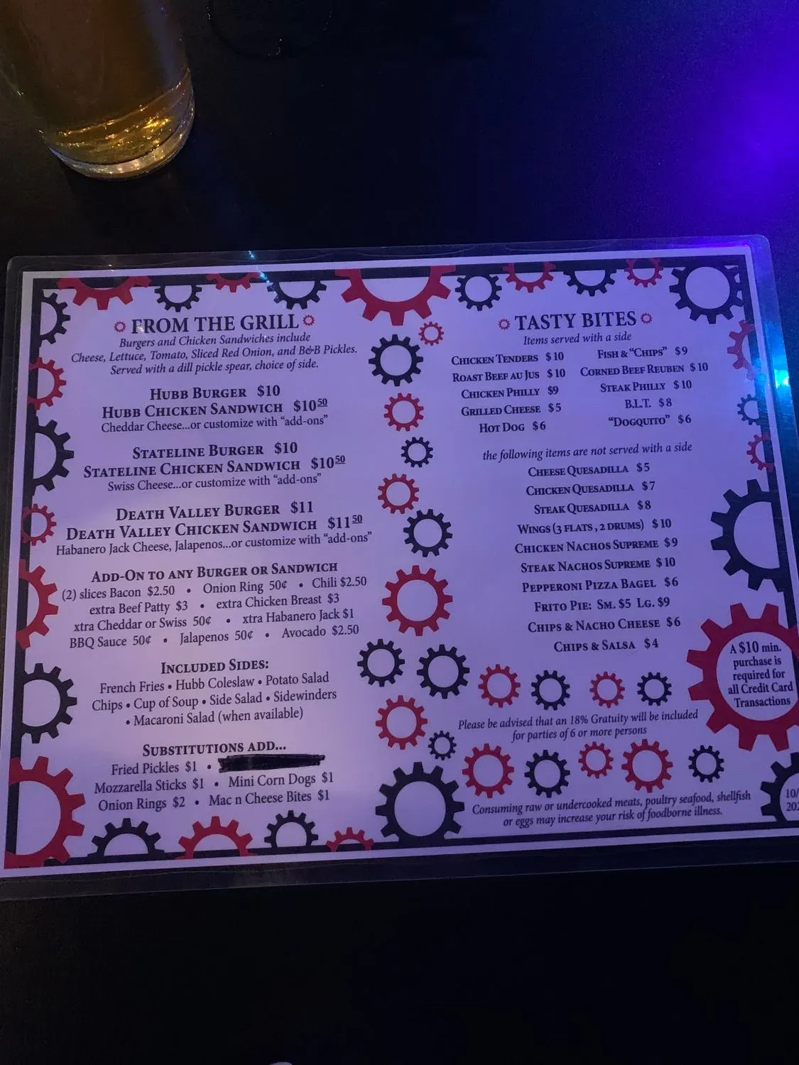 Menu 6