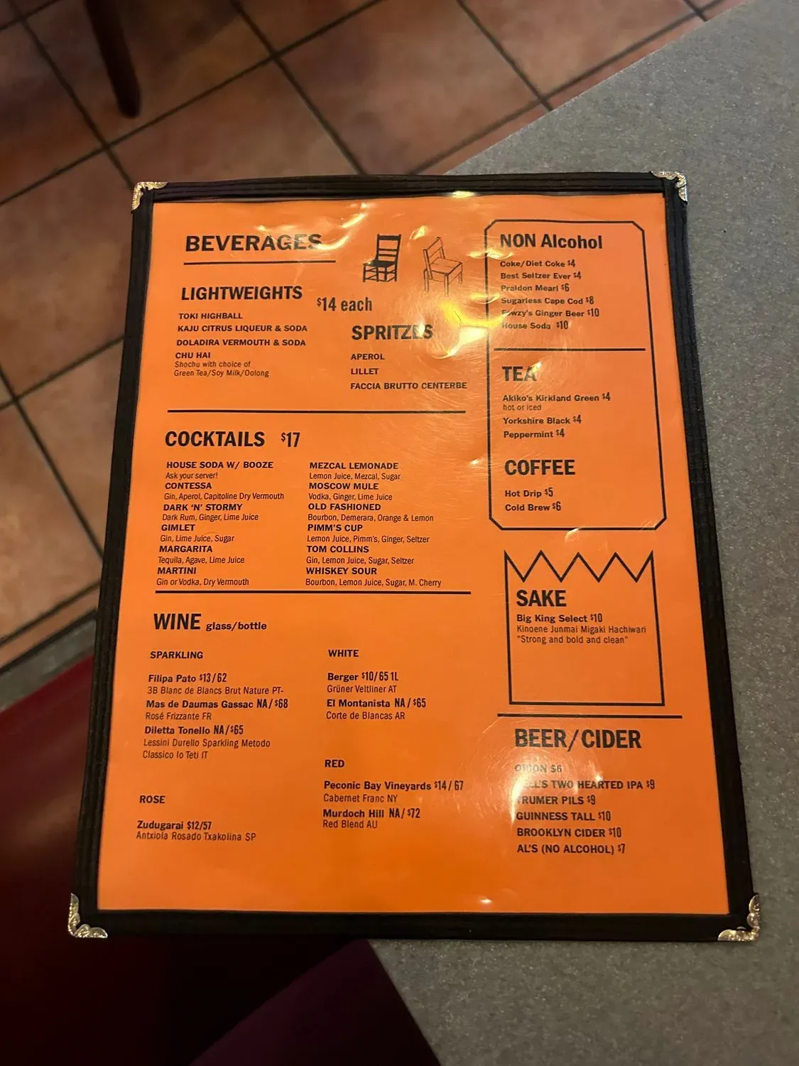 Menu 4