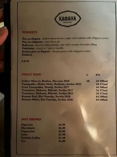 Menu 4