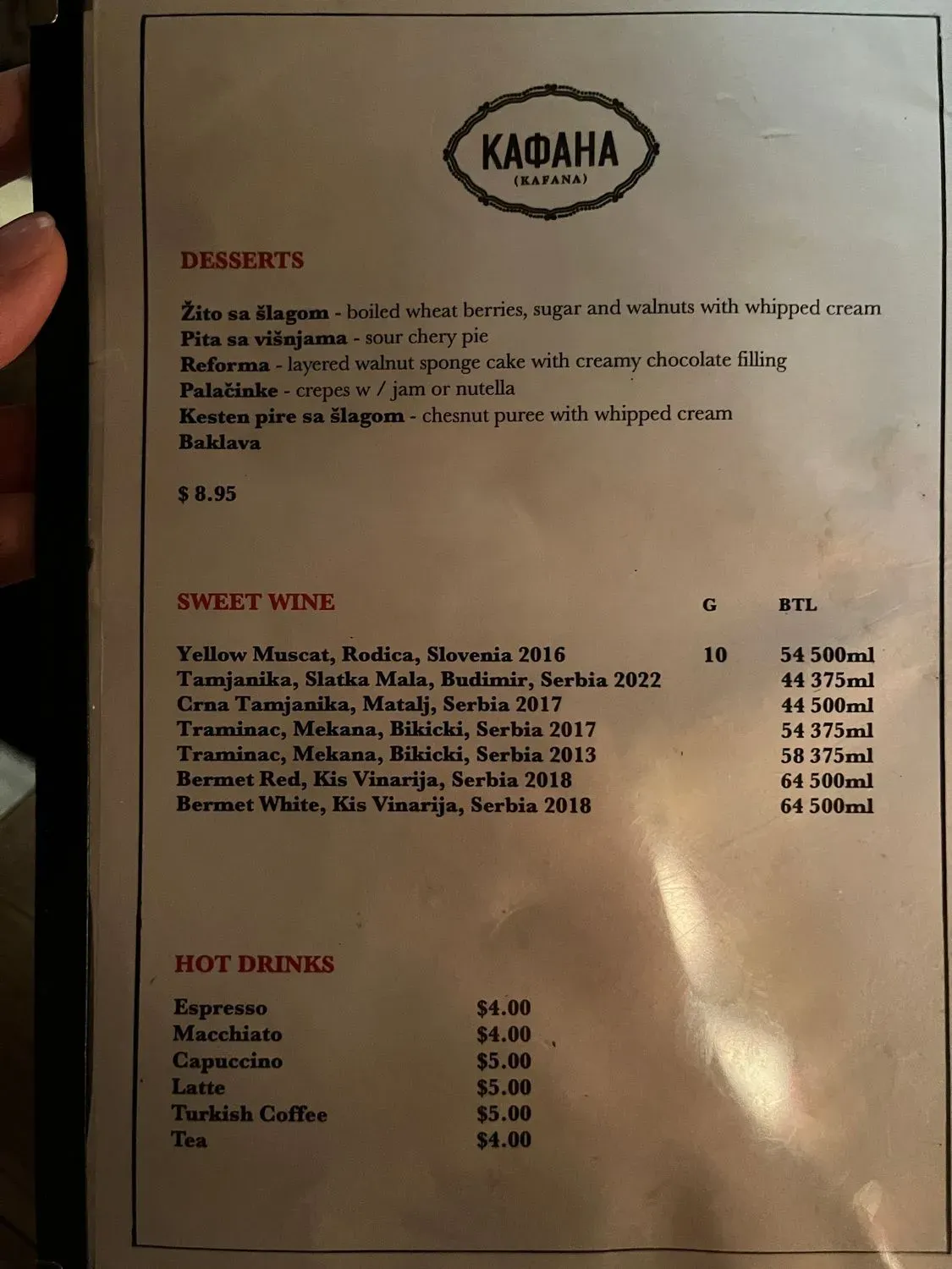 Menu 4