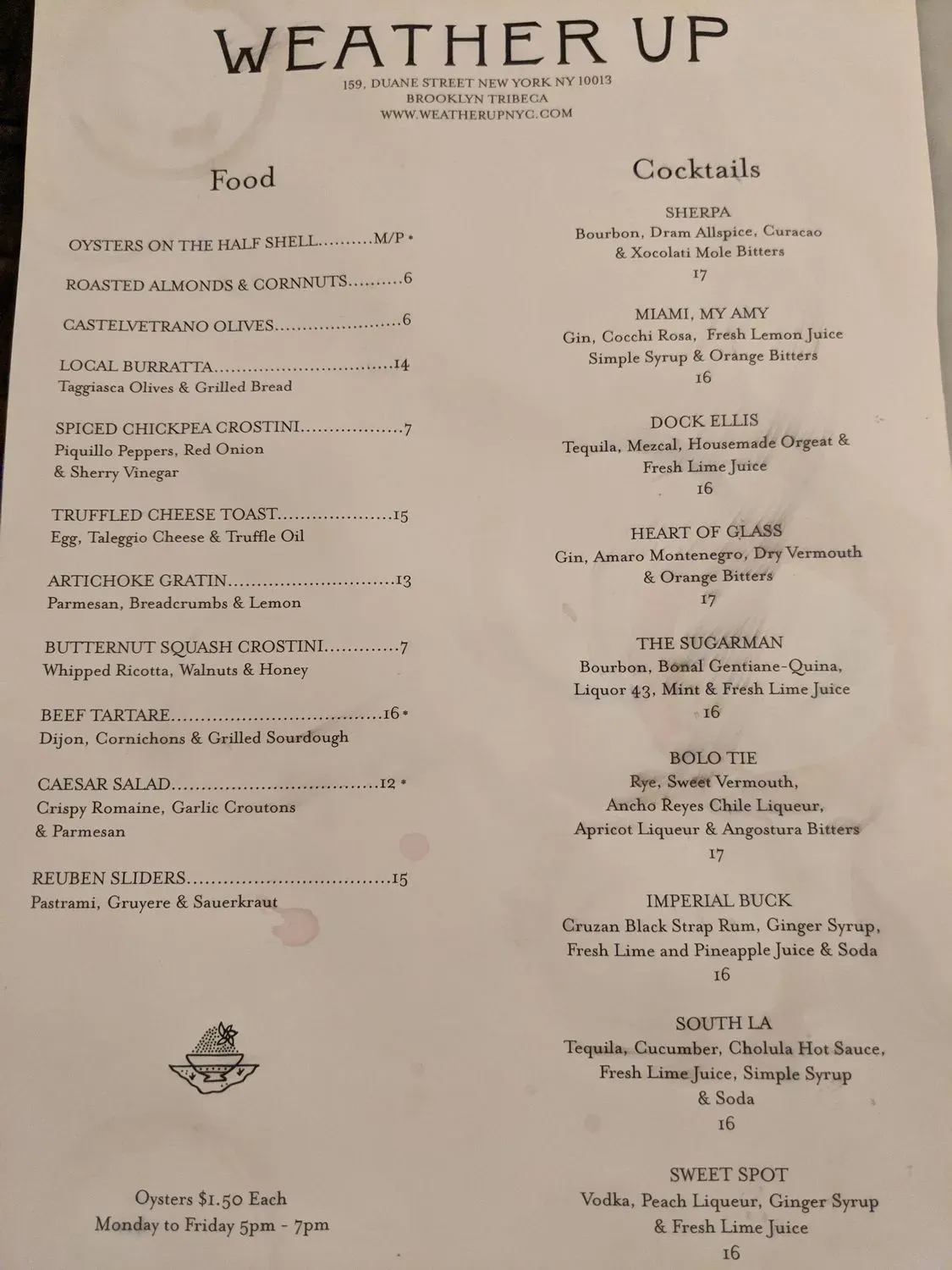 Menu 5