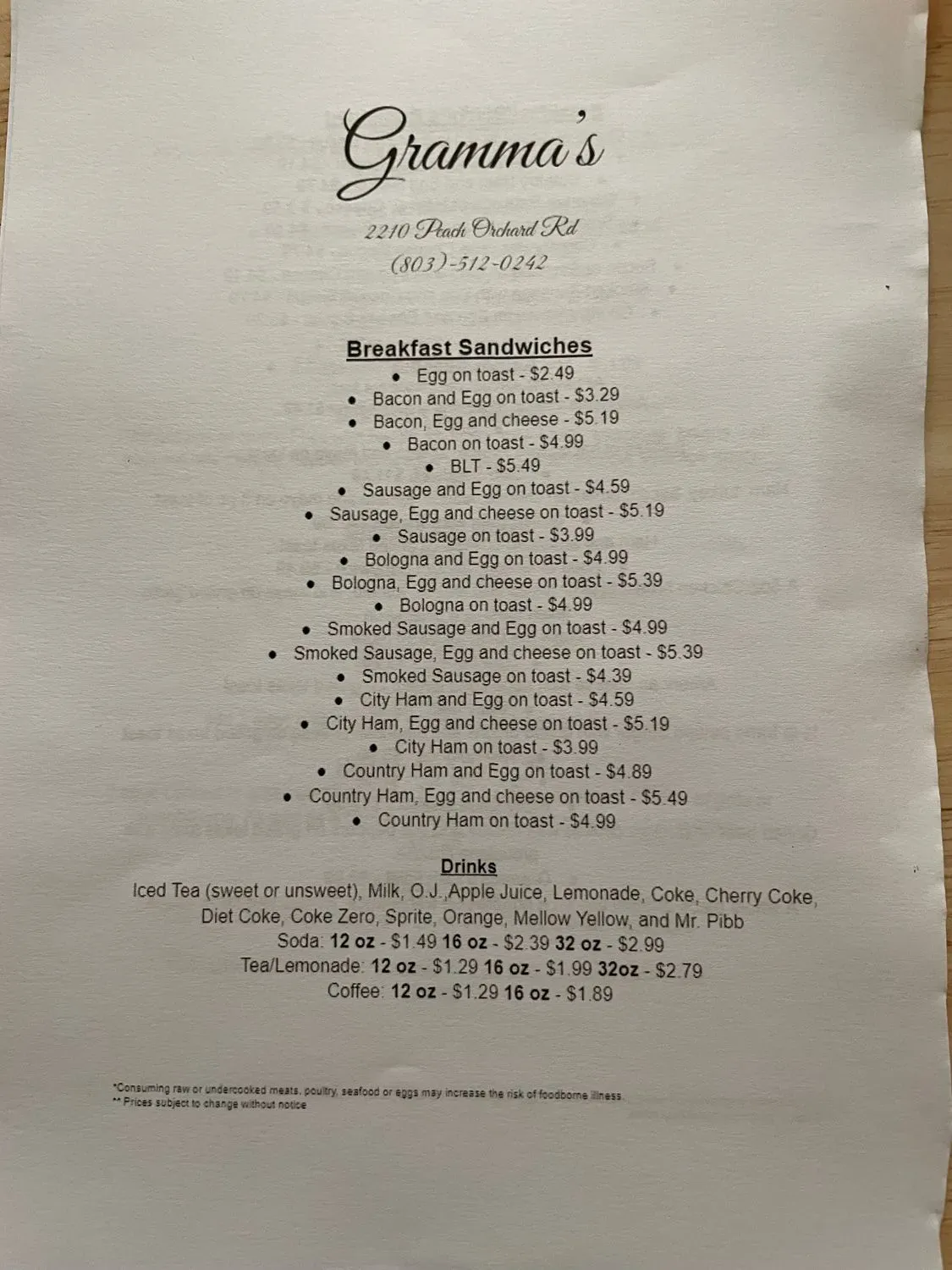 Menu 4
