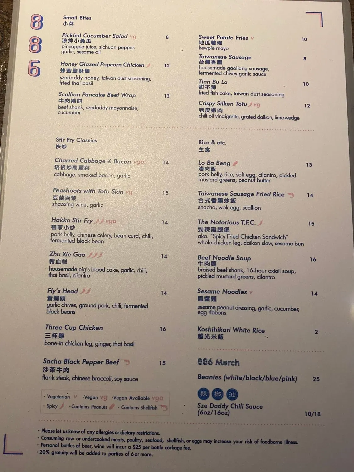 Menu 6