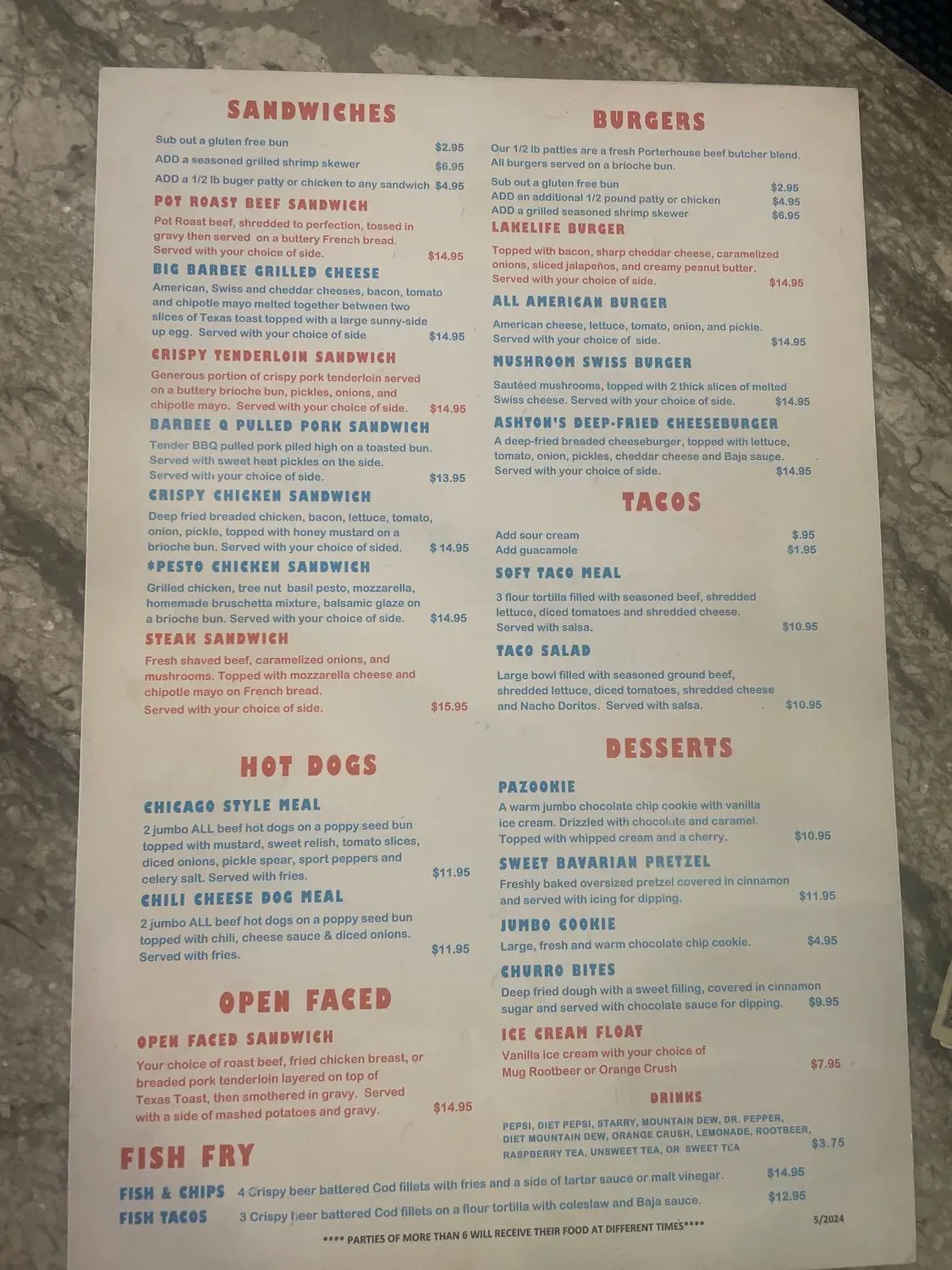 Menu 4