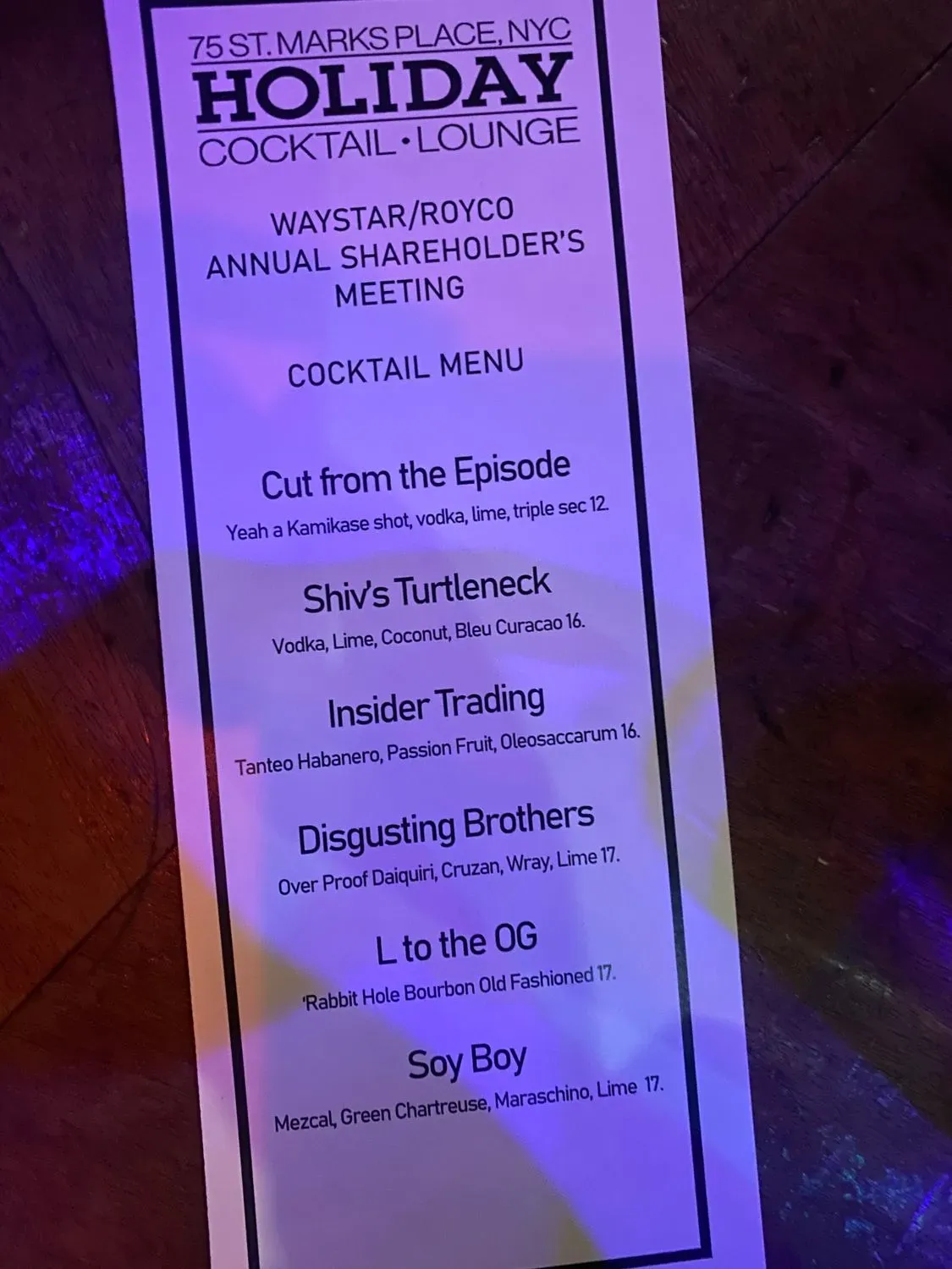 Menu 2