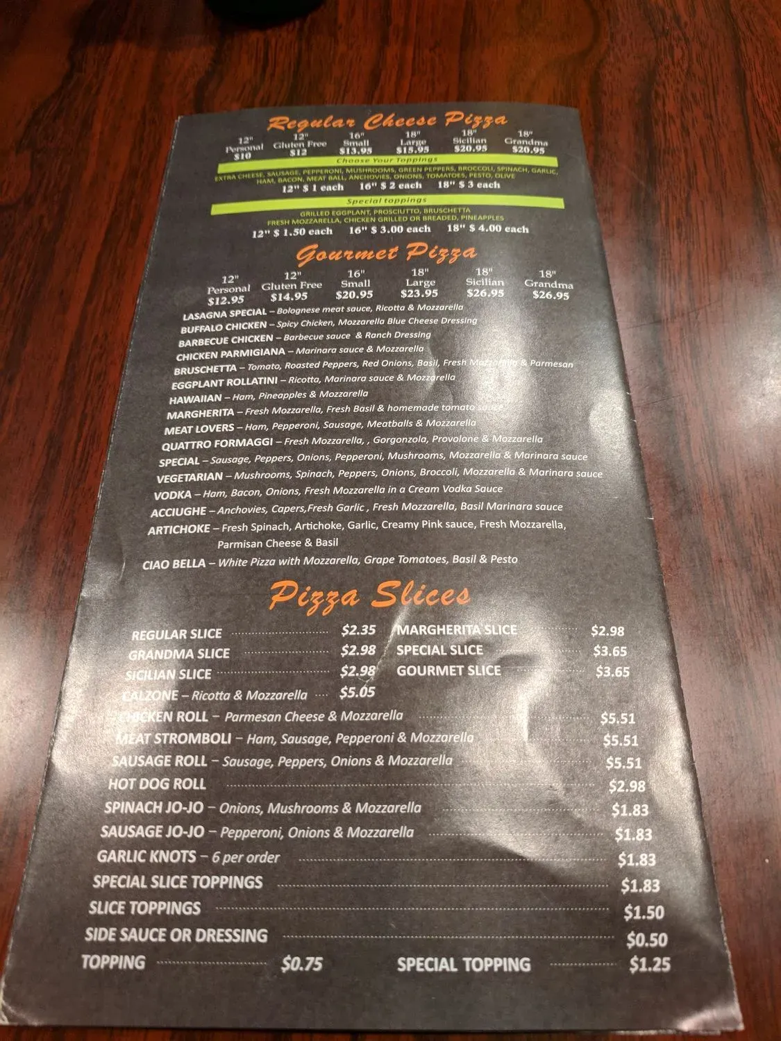 Menu 3