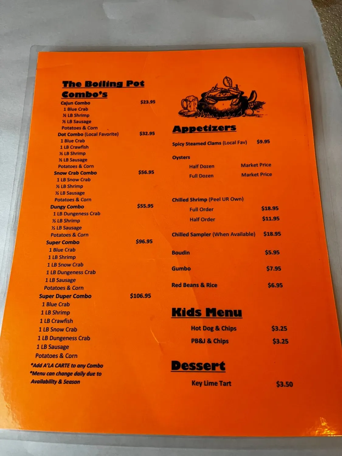 Menu 4