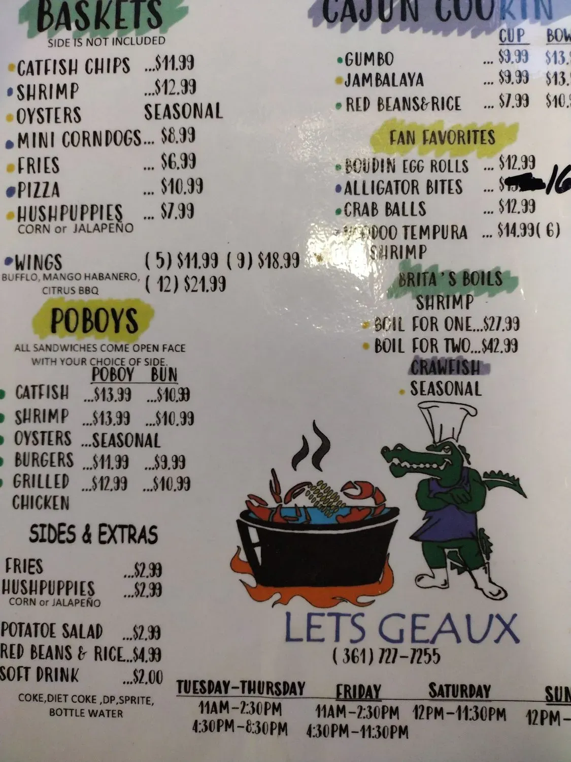 Menu 2