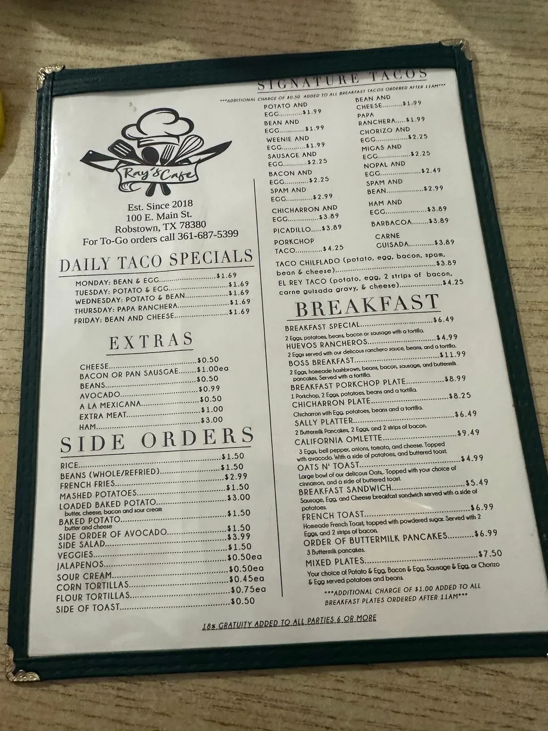 Menu 2