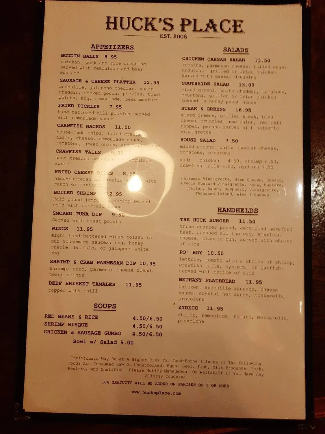 Menu 4