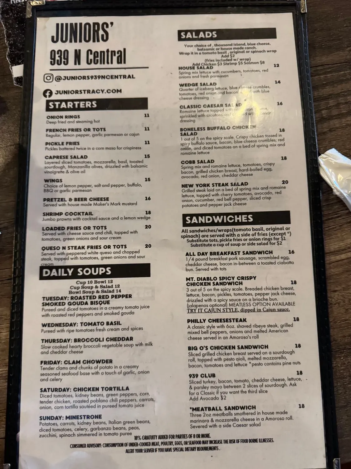 Menu 2