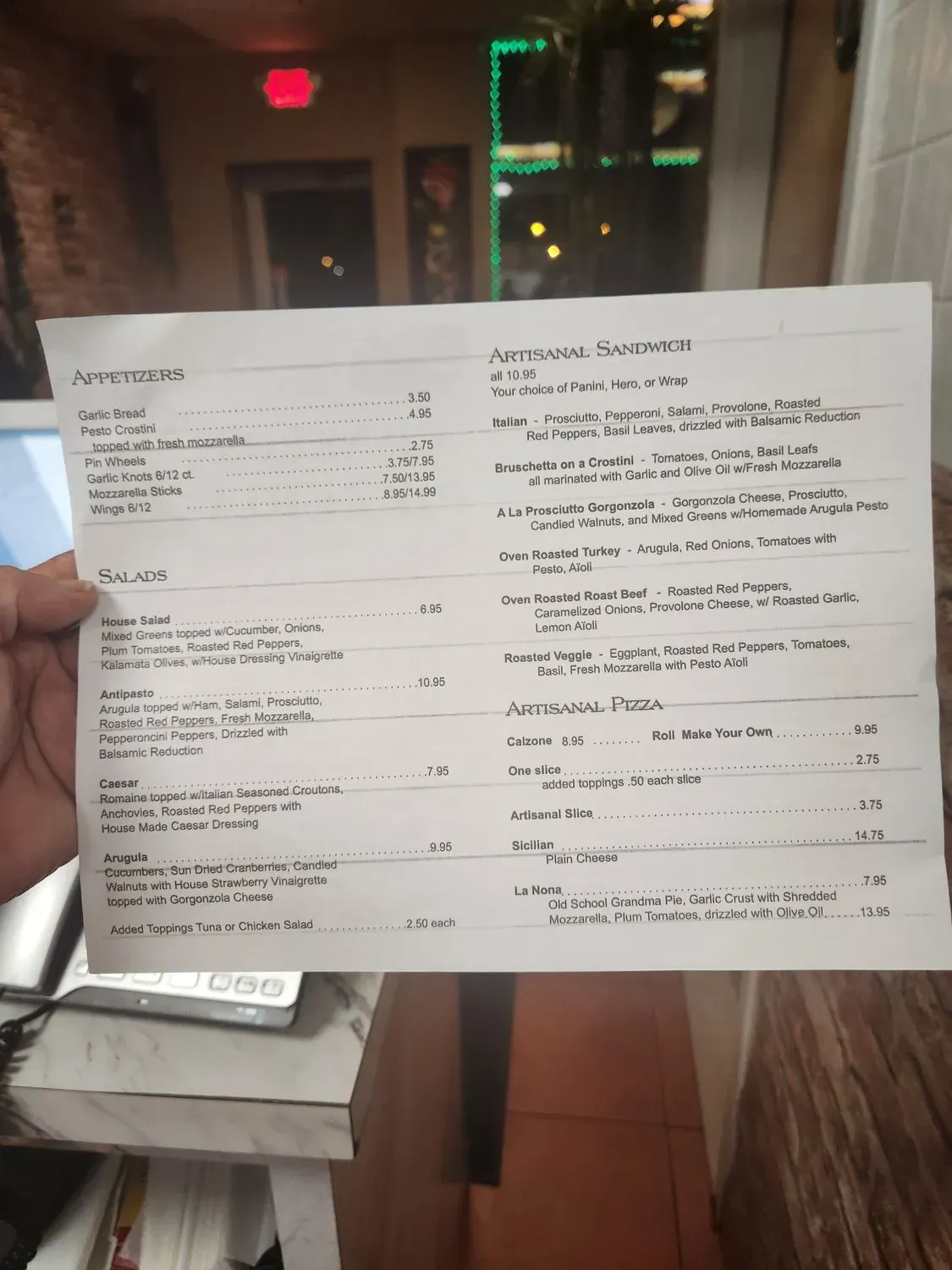 Menu 5