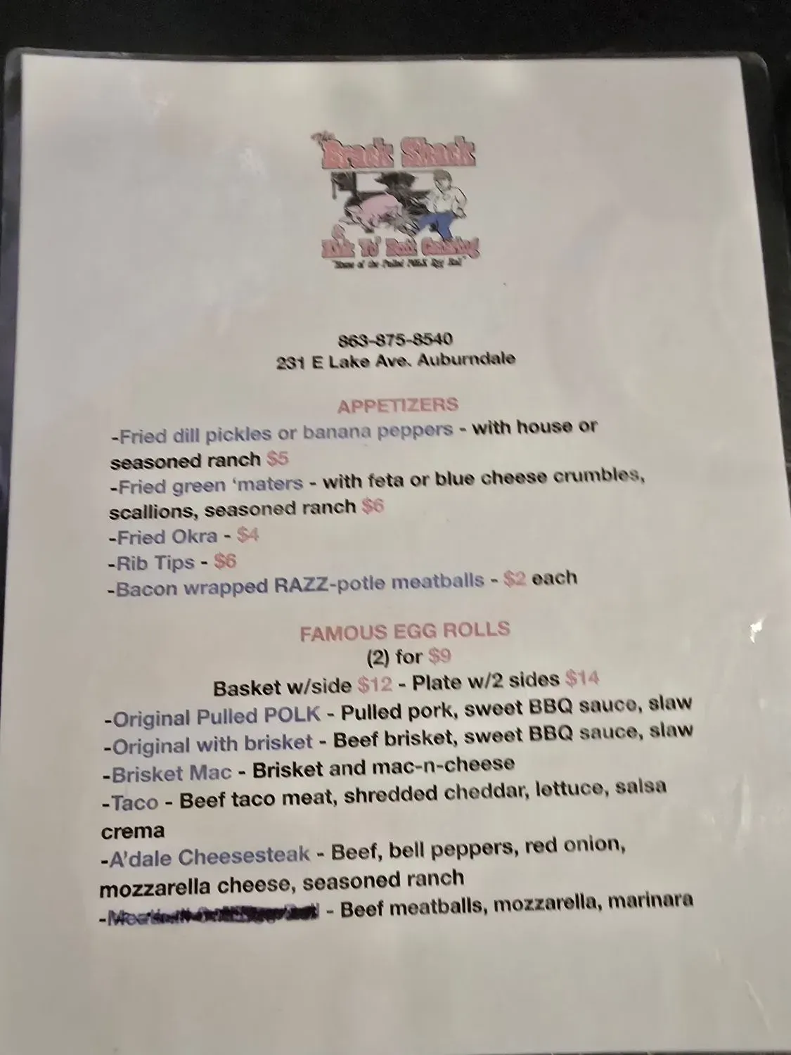 Menu 5