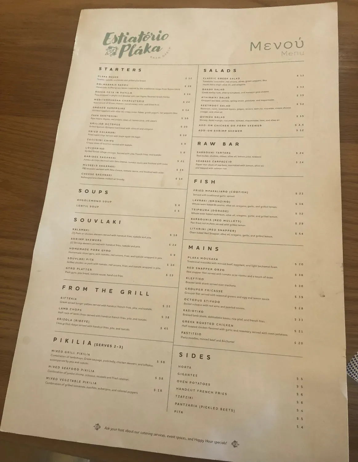 Menu 4