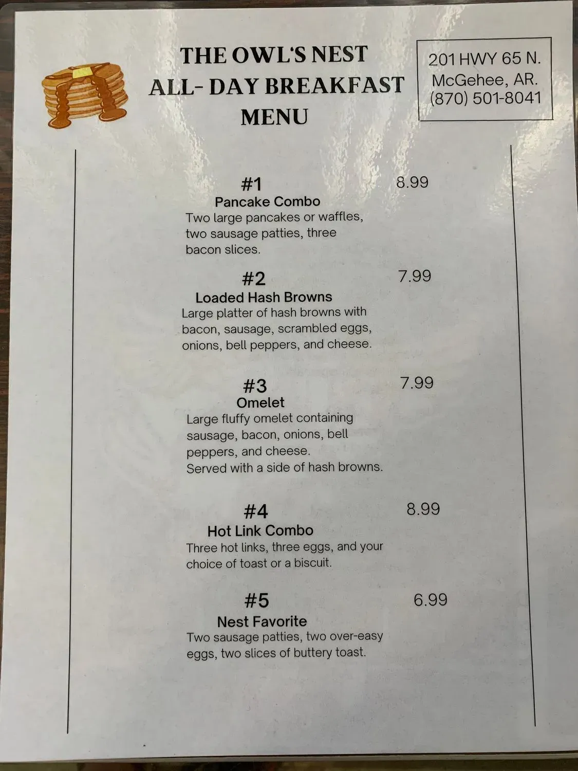 Menu 3