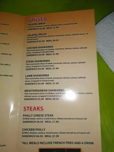 Menu 6