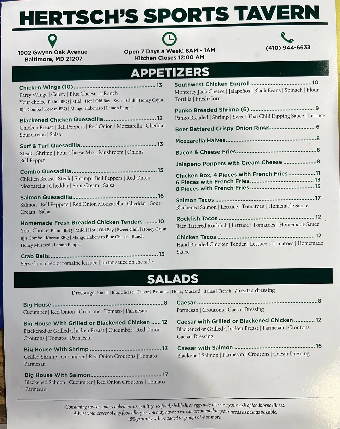 Menu 2