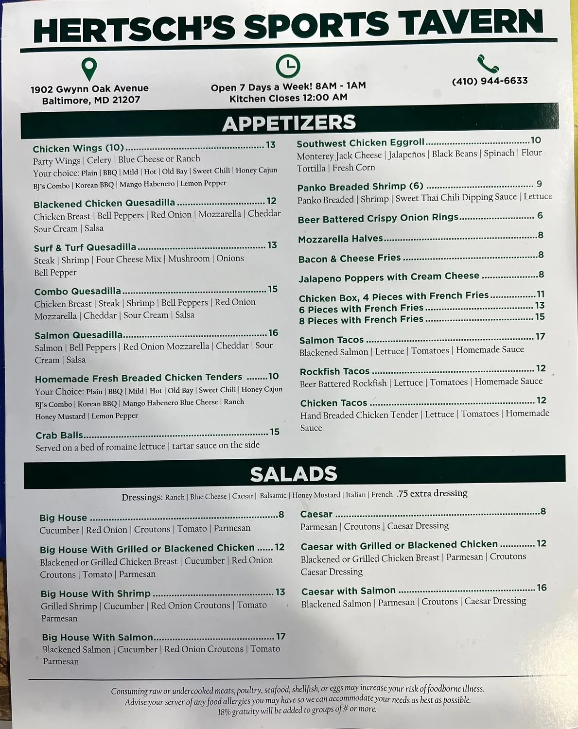 Menu 2