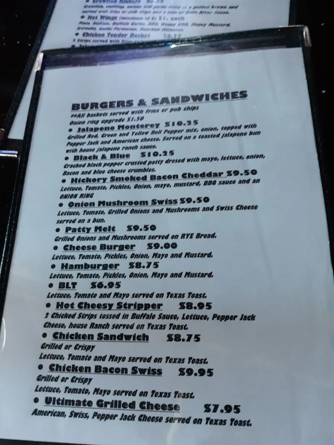 Menu 5