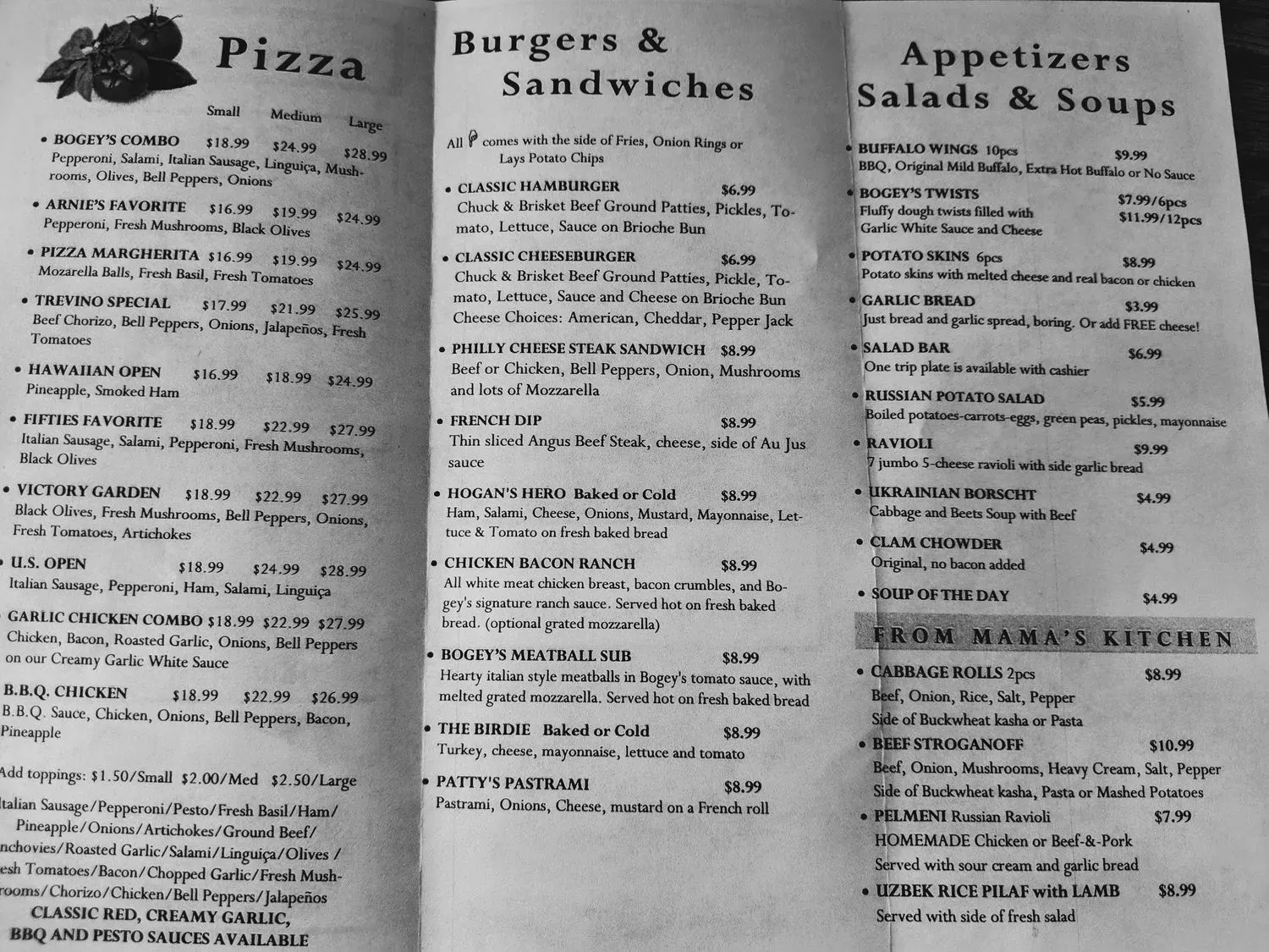 Menu 3