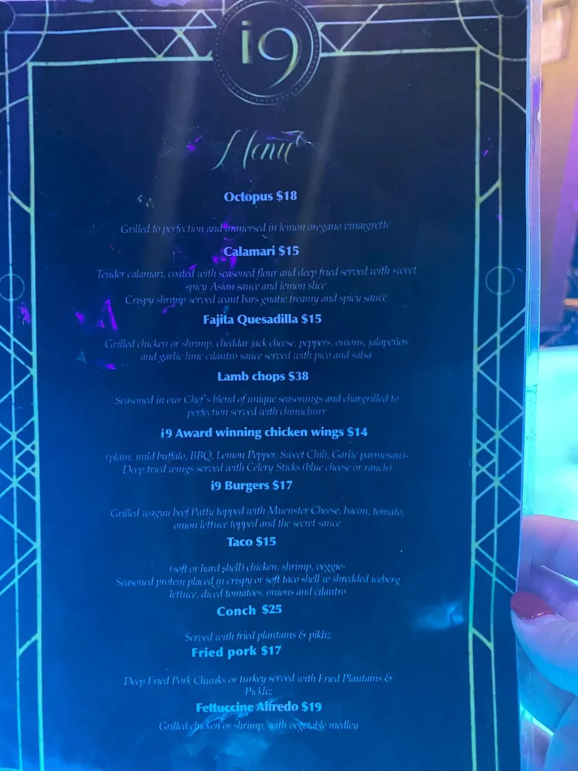 Menu 5