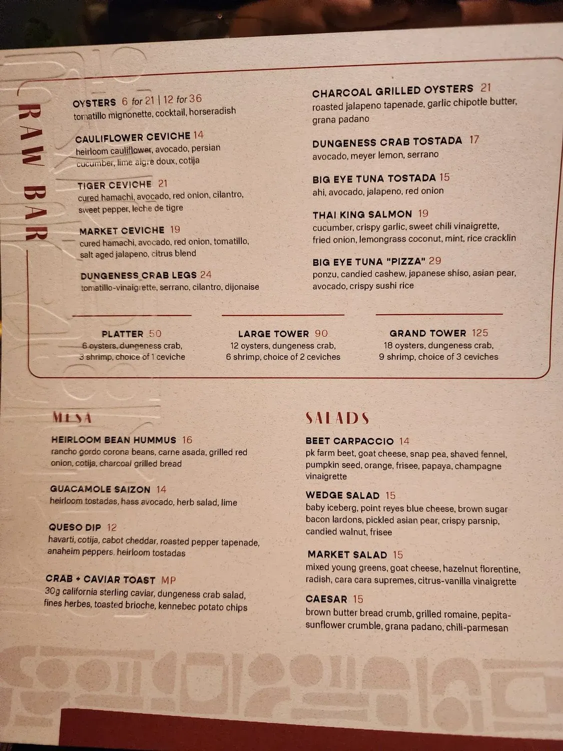 Menu 5