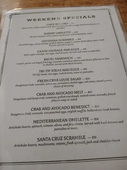 Menu 5