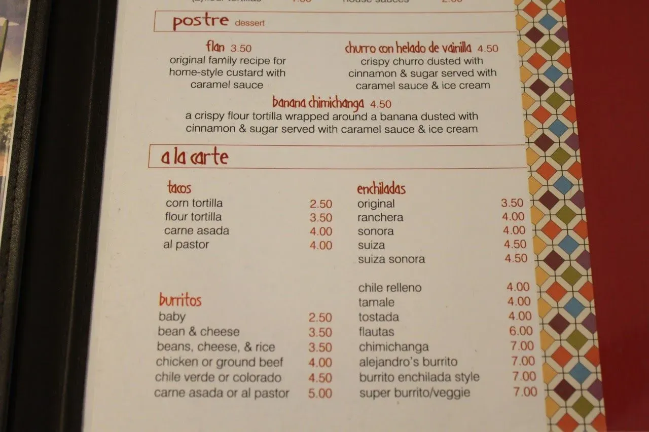 Menu 6