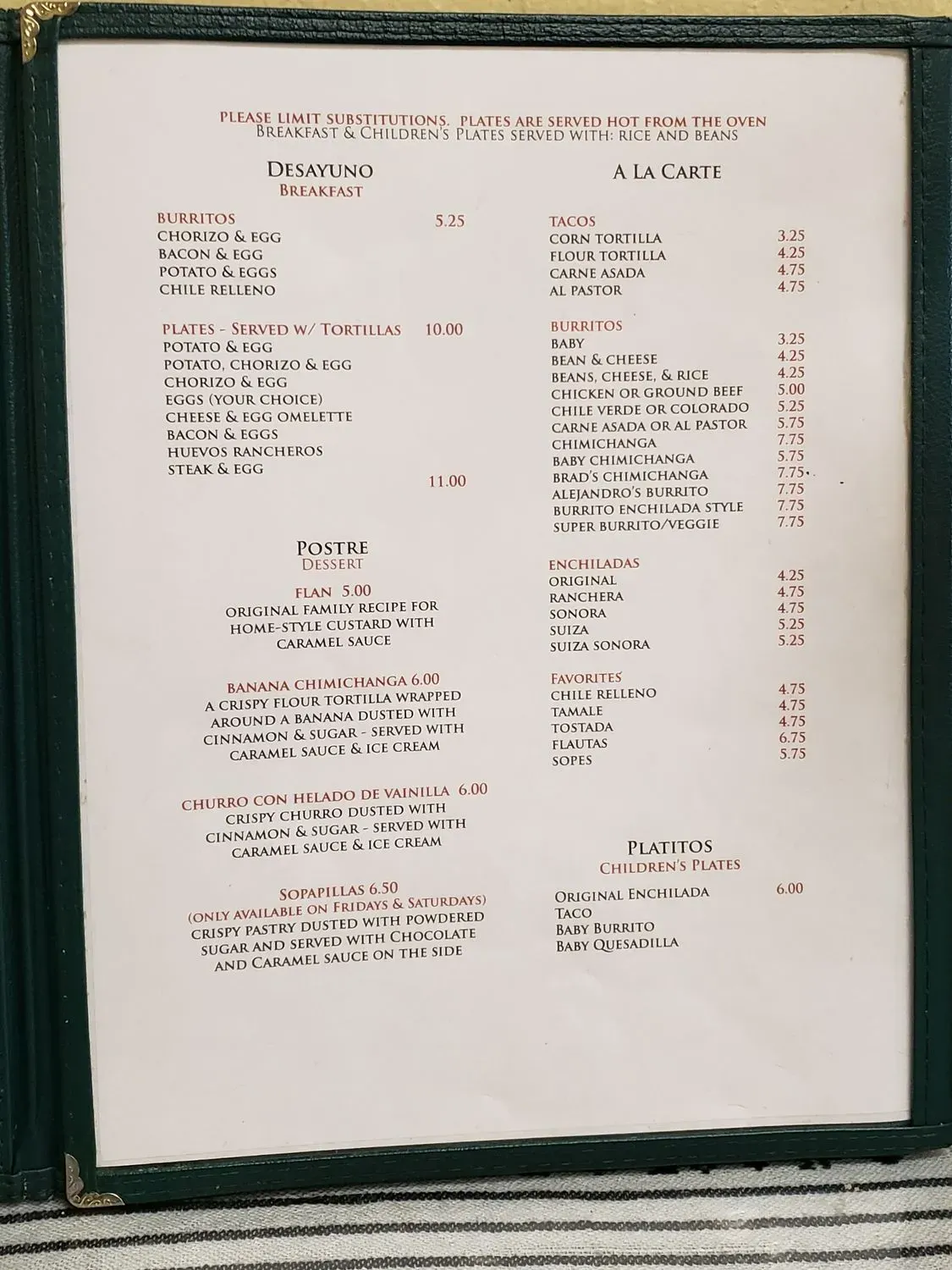 Menu 3