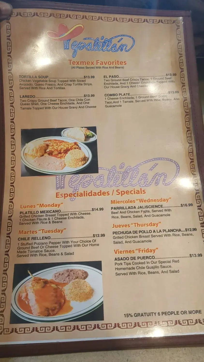 Menu 4