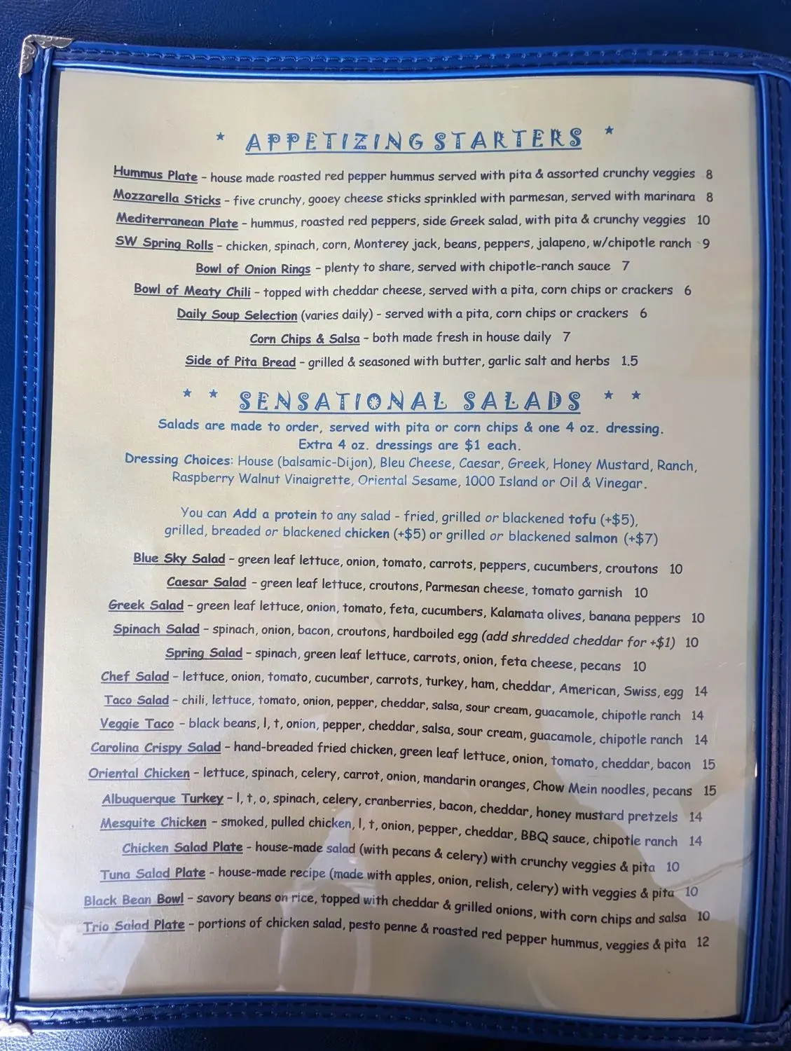 Menu 5