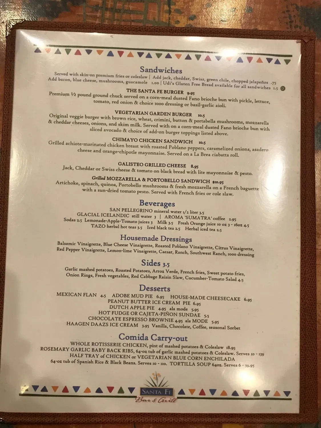 Menu 4