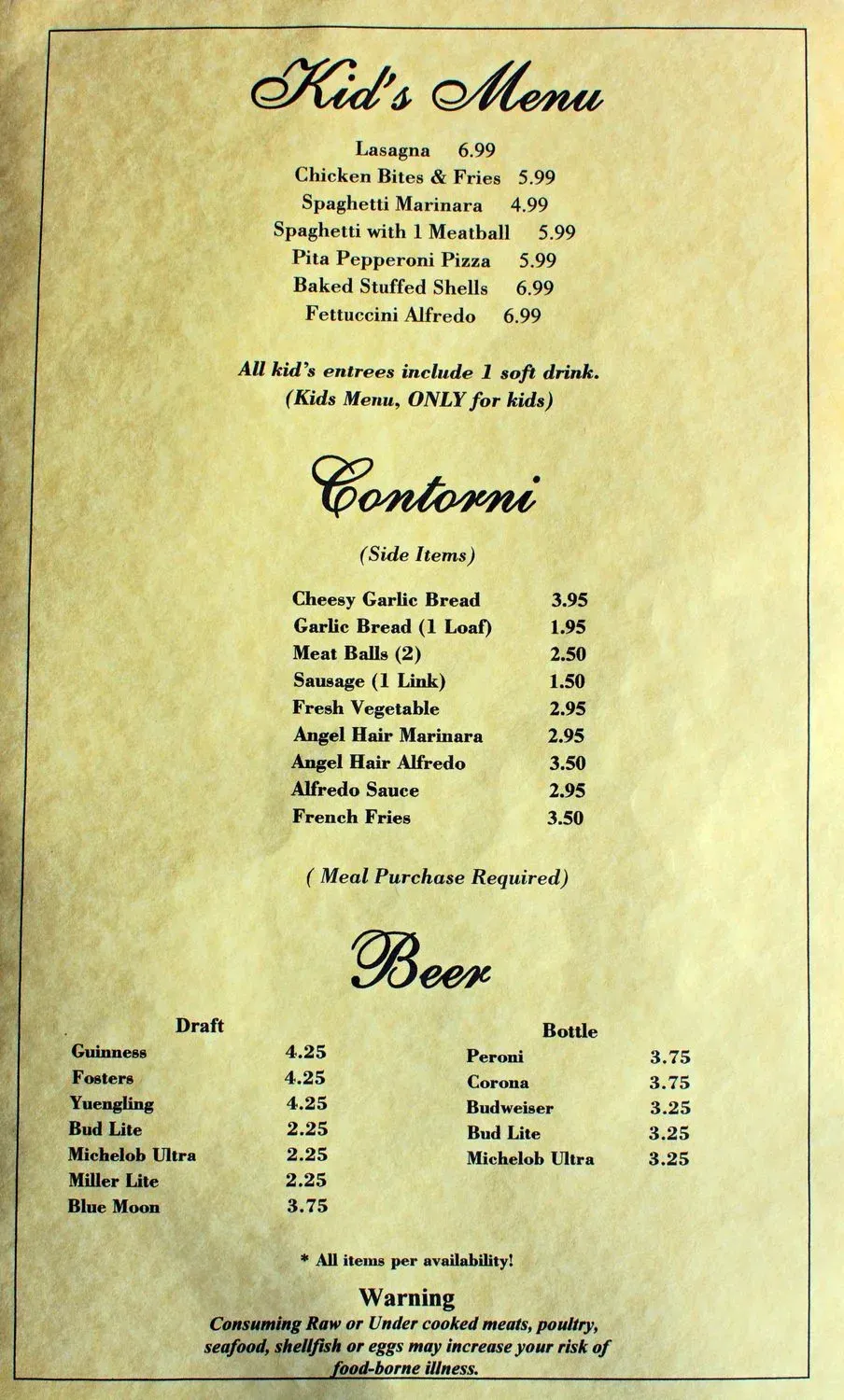 Menu 2