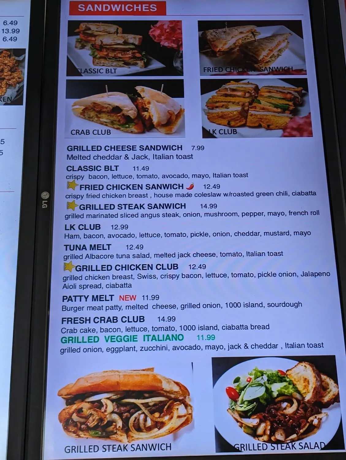 Menu 6