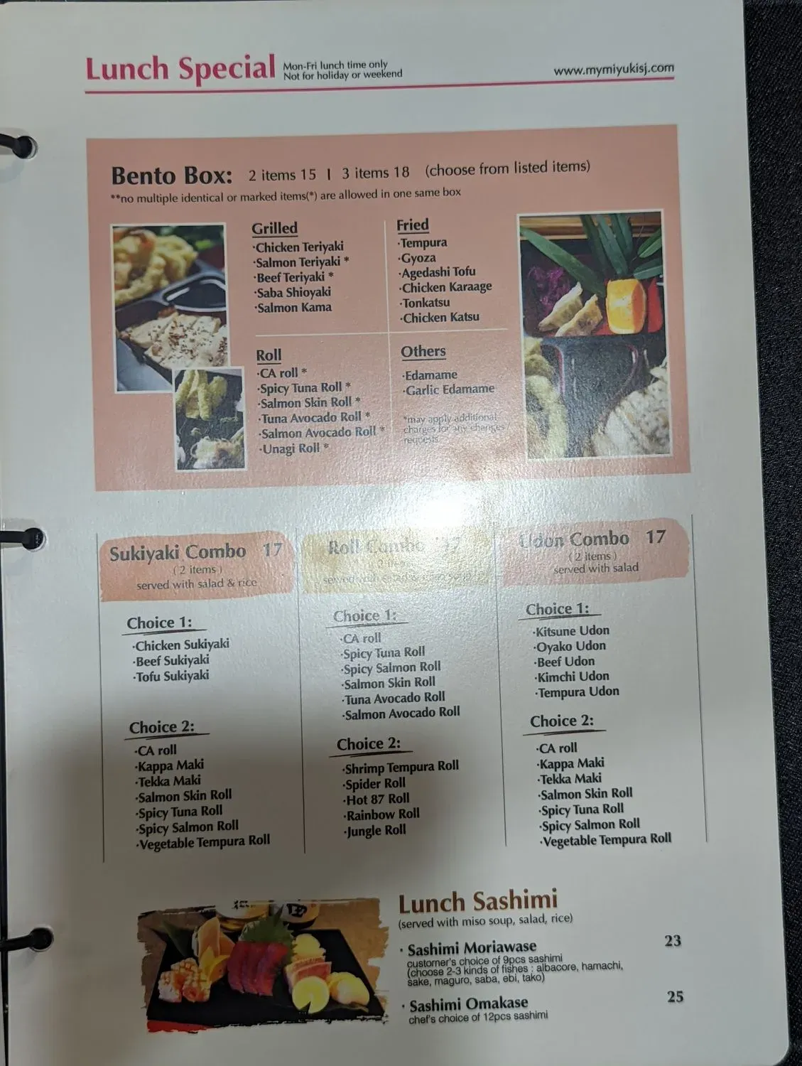 Menu 4