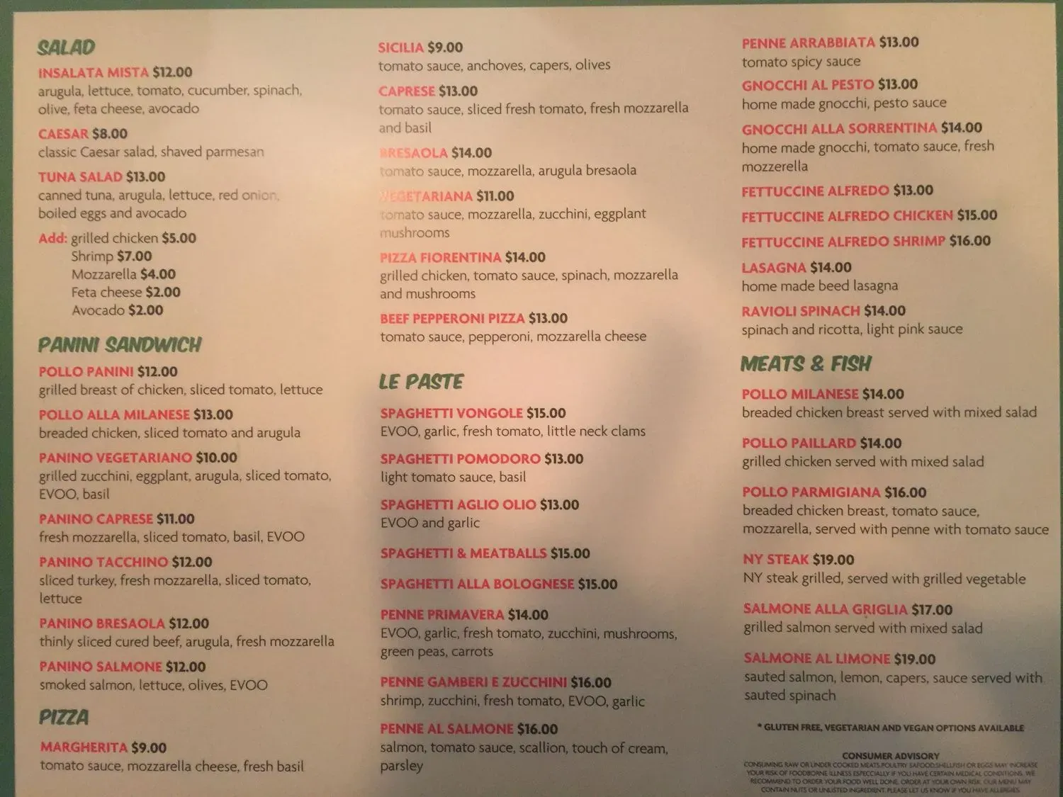 Menu 2