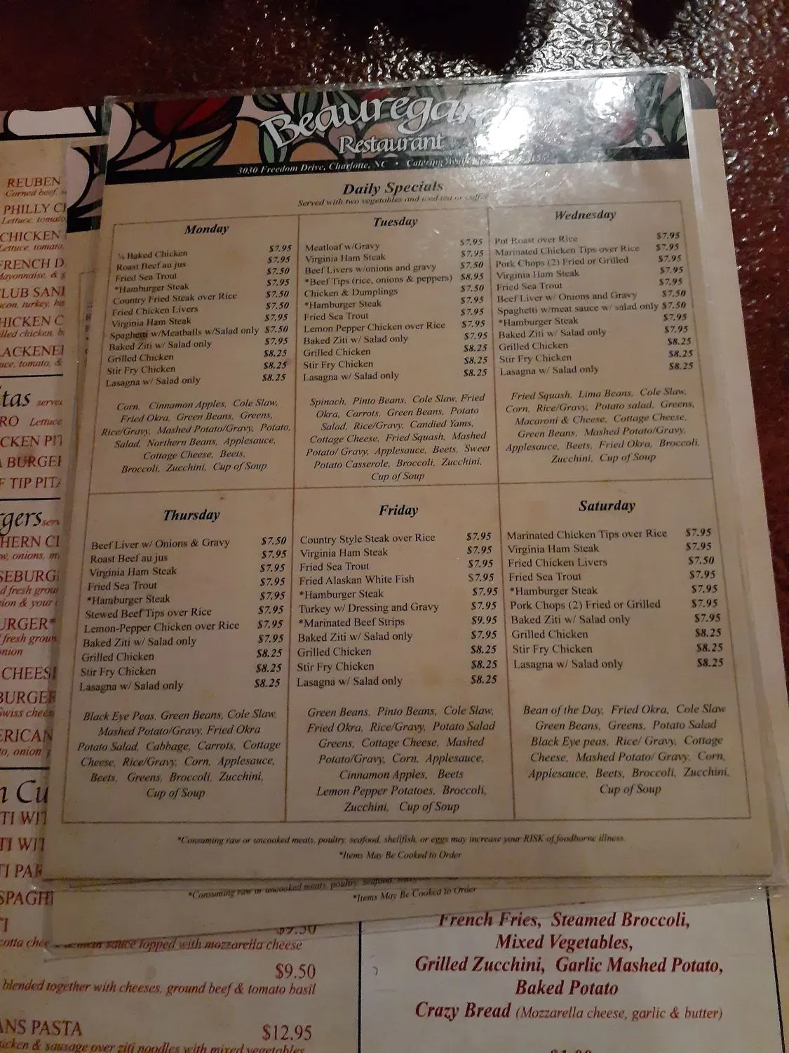 Menu 3