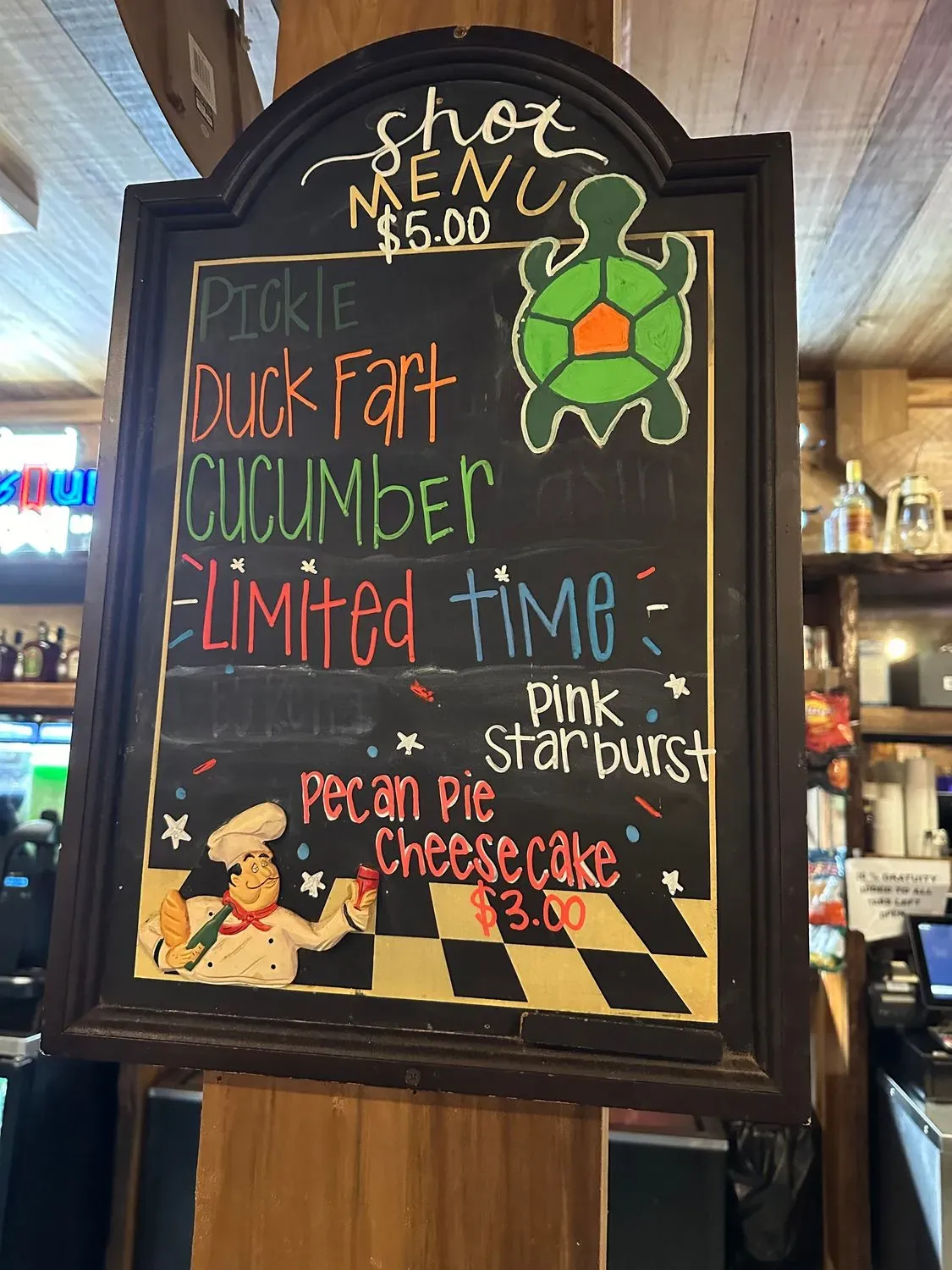Turtle’s Bar & Grill Menu - Updated November 2025