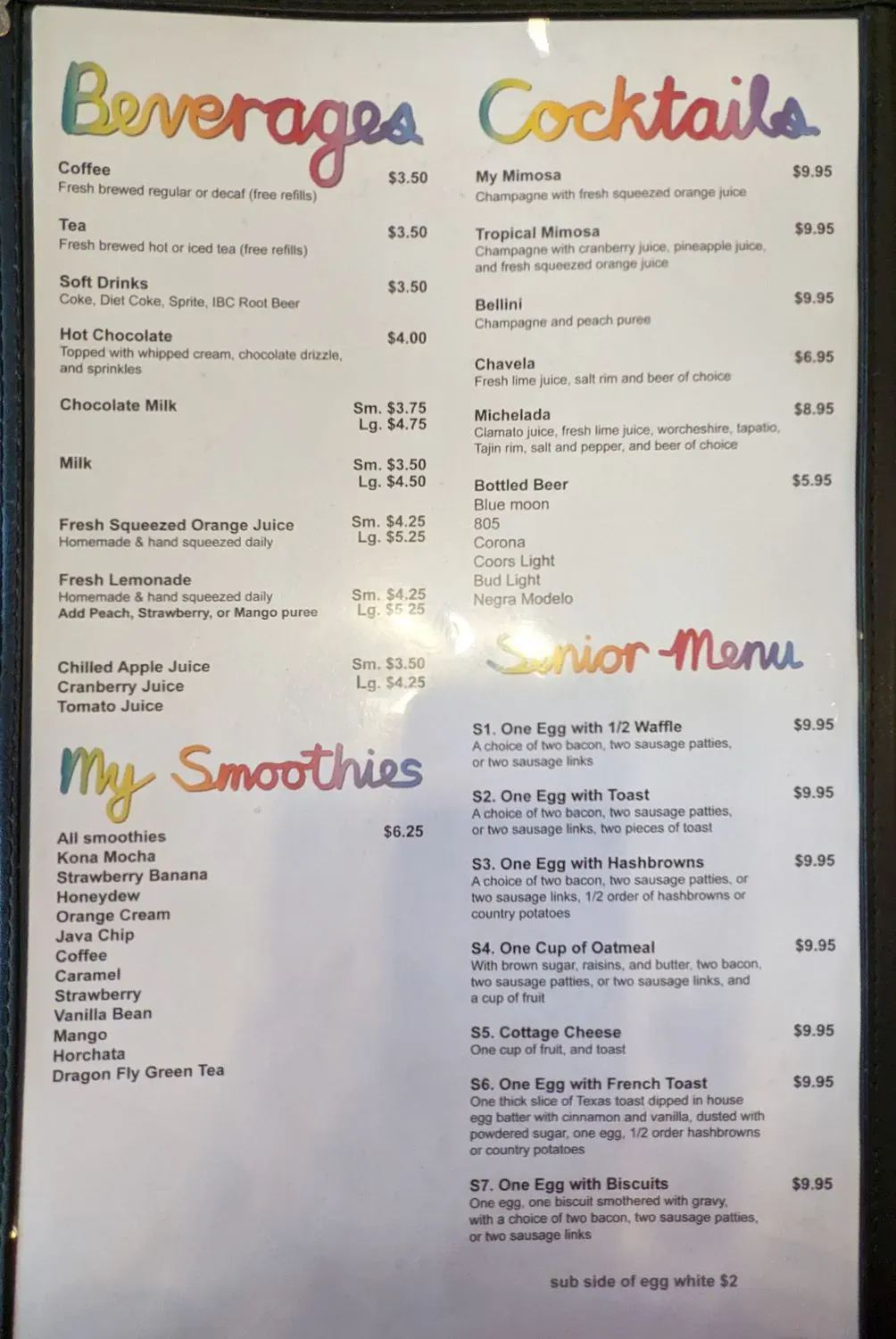 Menu 2