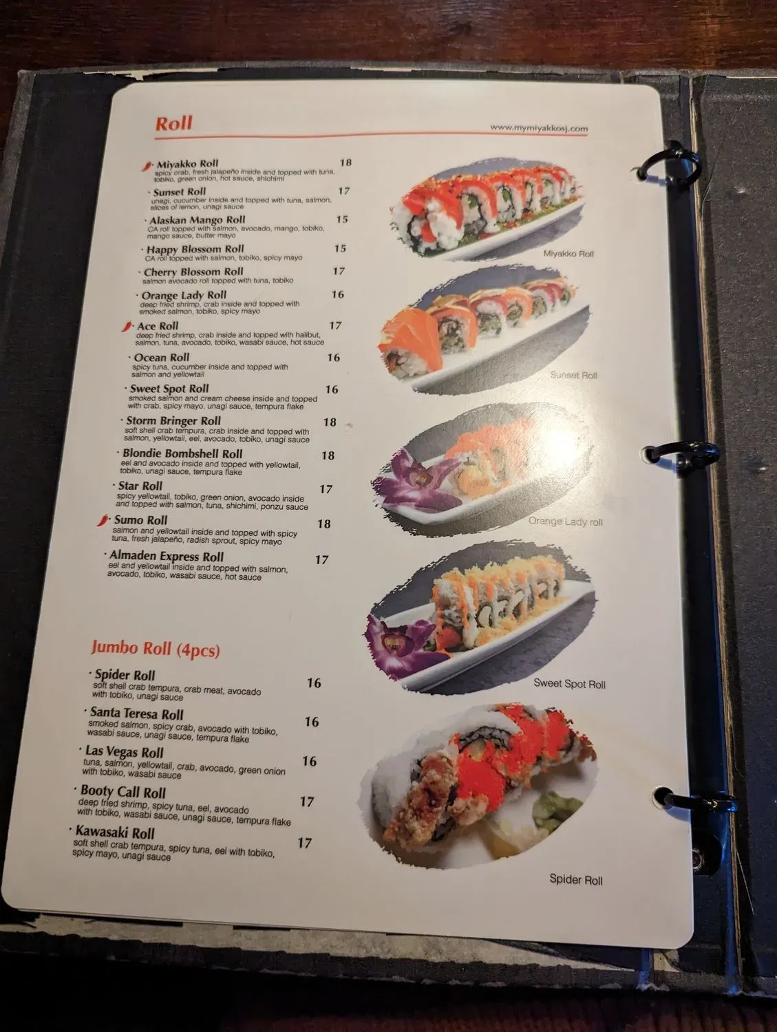 Menu 6