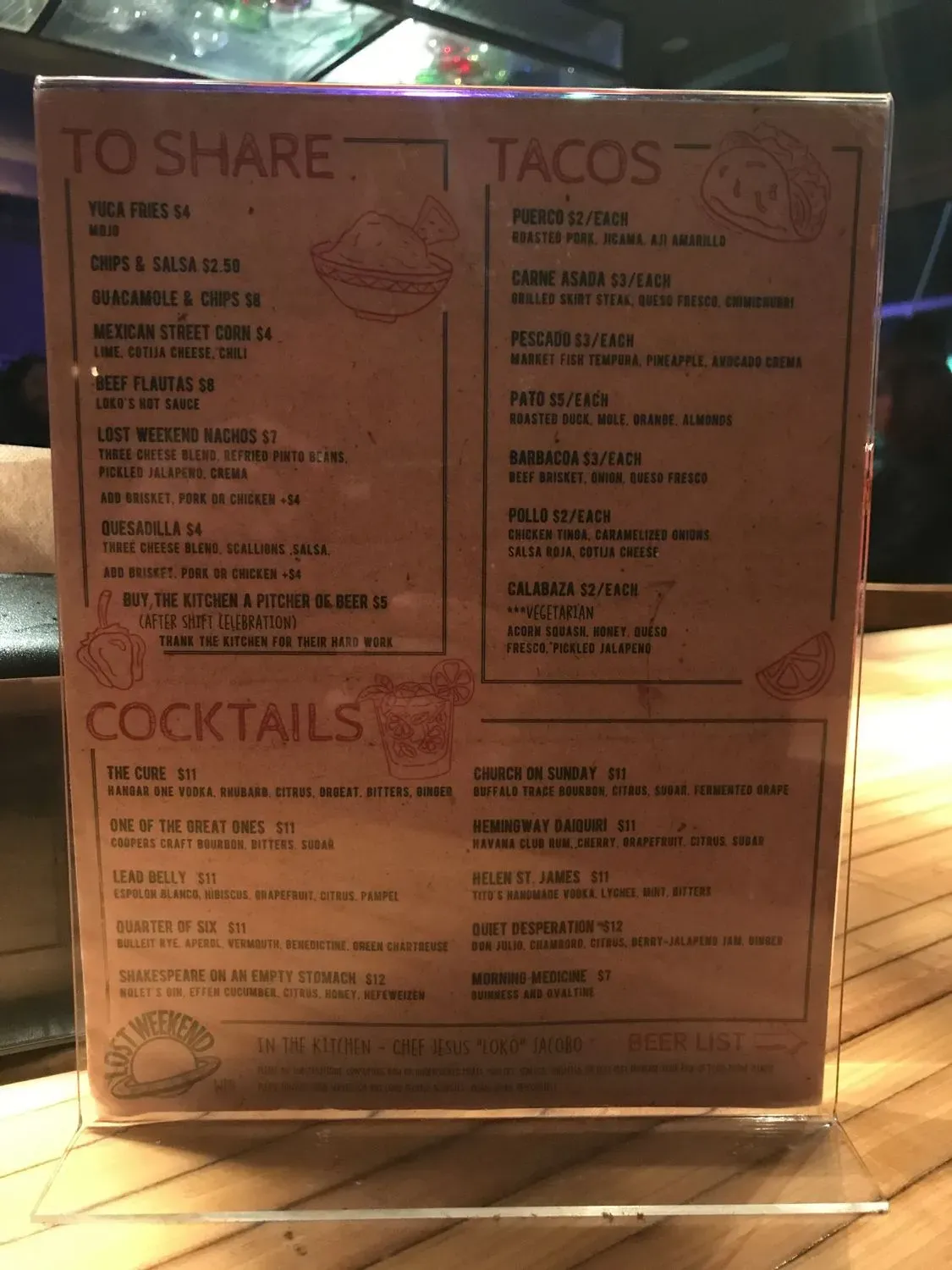 Menu 6