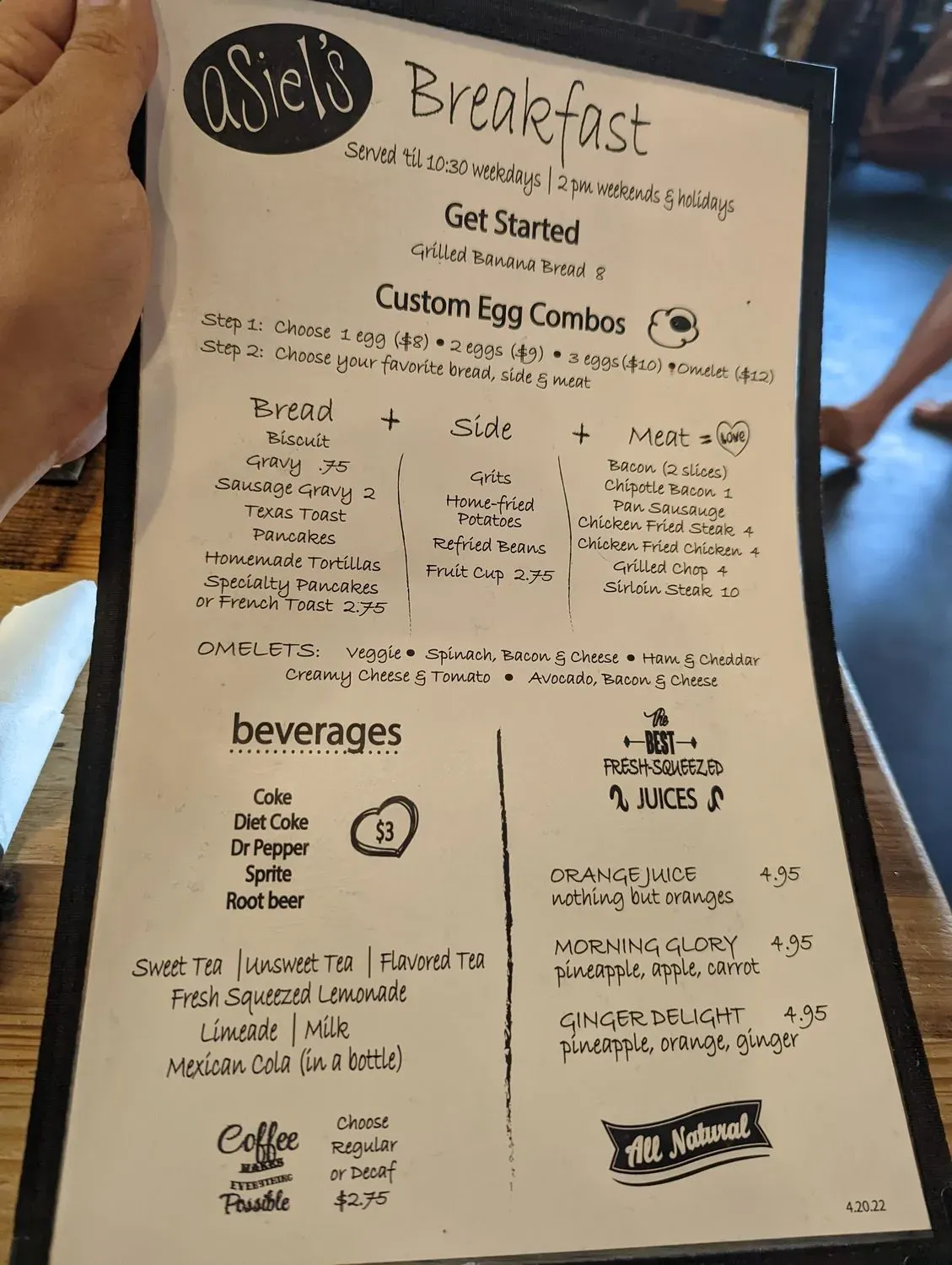 Menu 4