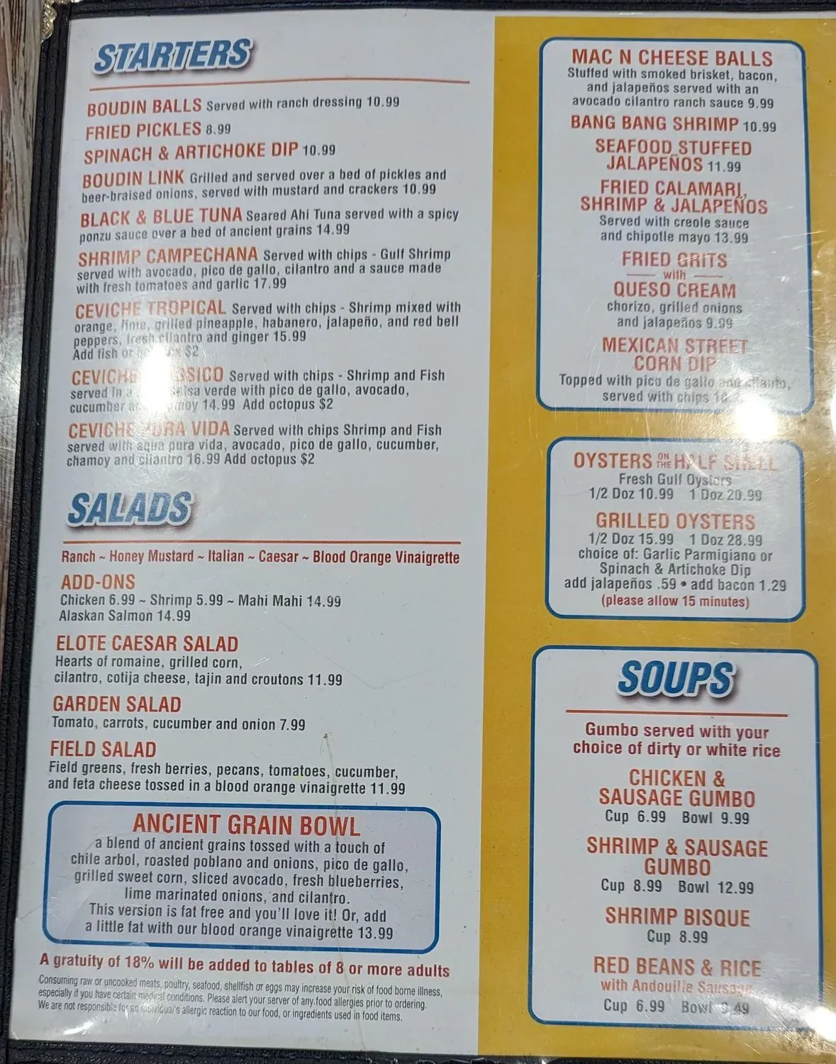 Menu 4