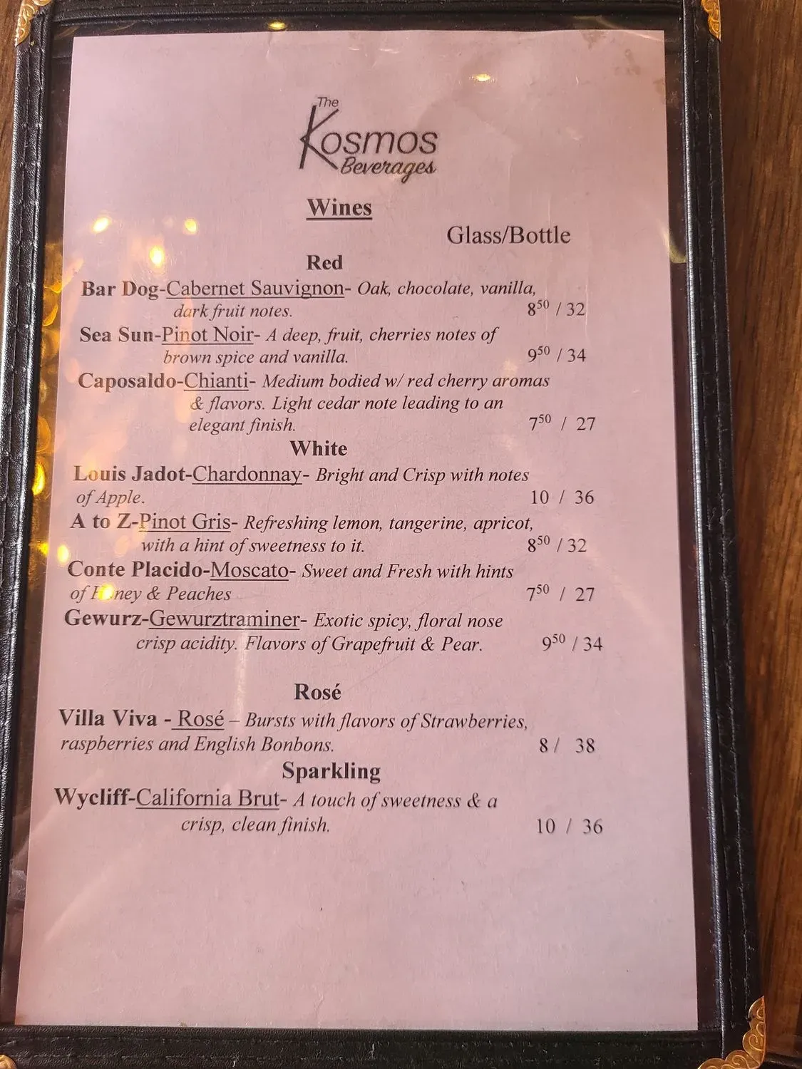 Menu 6