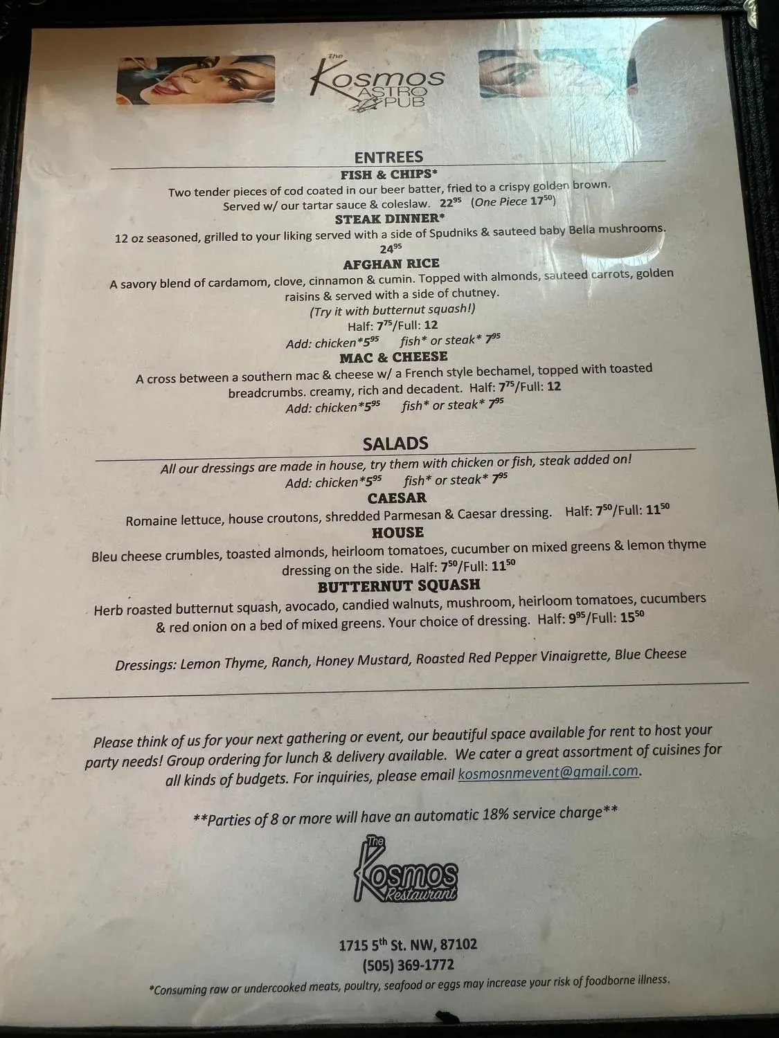 Menu 5