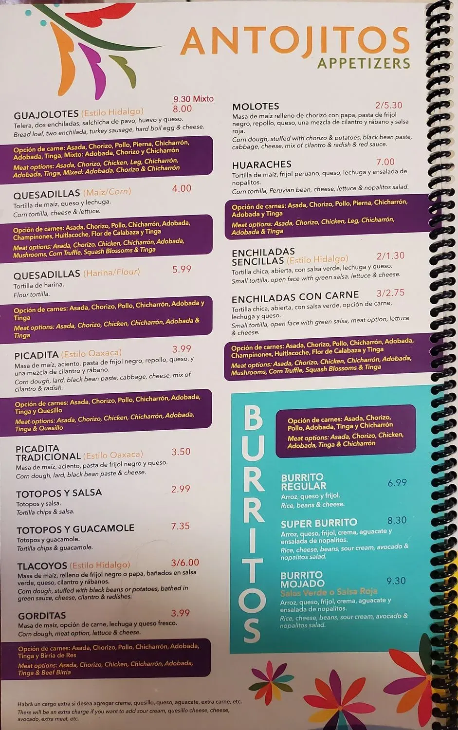 Menu 4